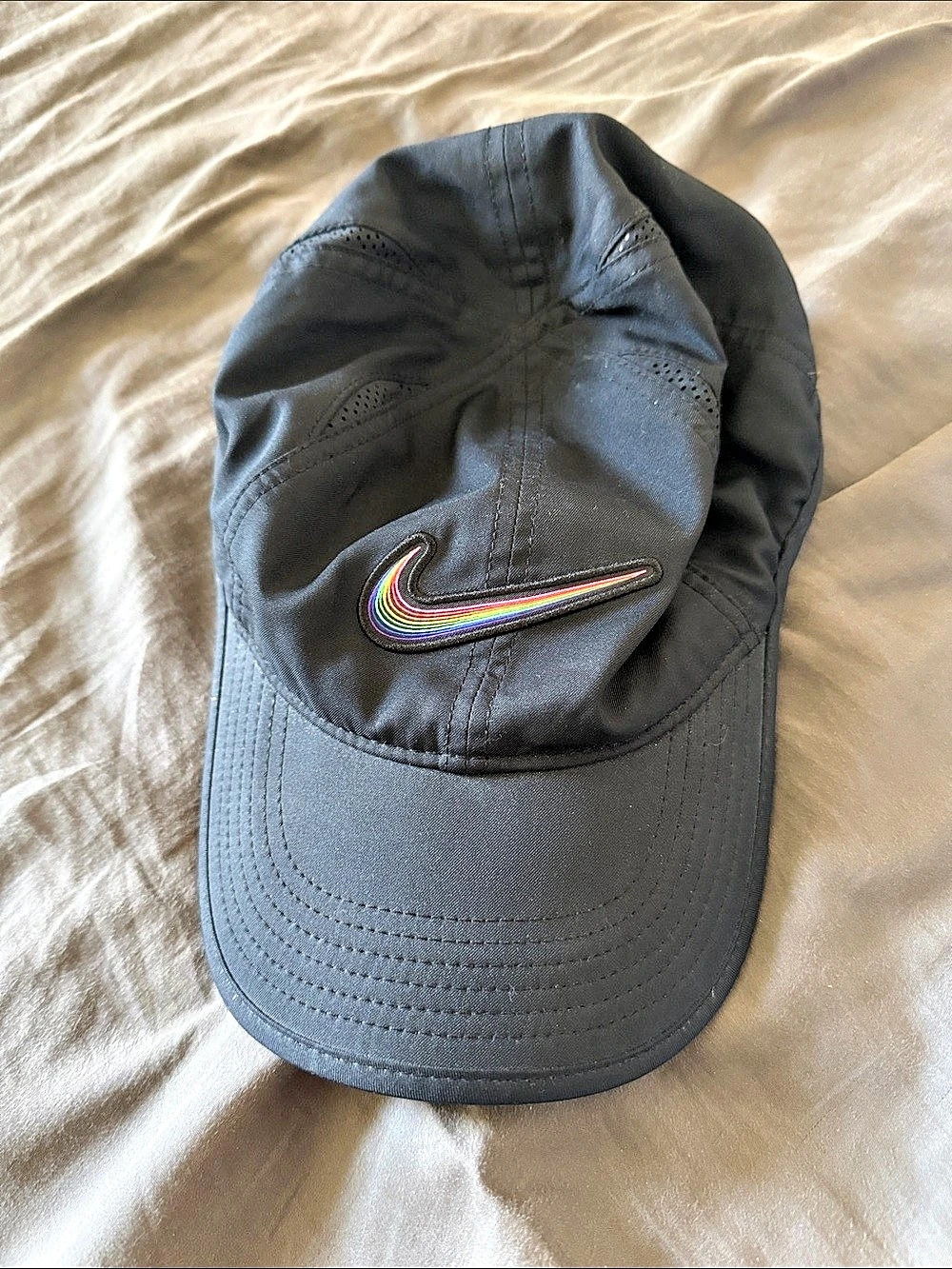 Nike Featherlight Dri-FIT Black & Multicolor Athletic Hat
